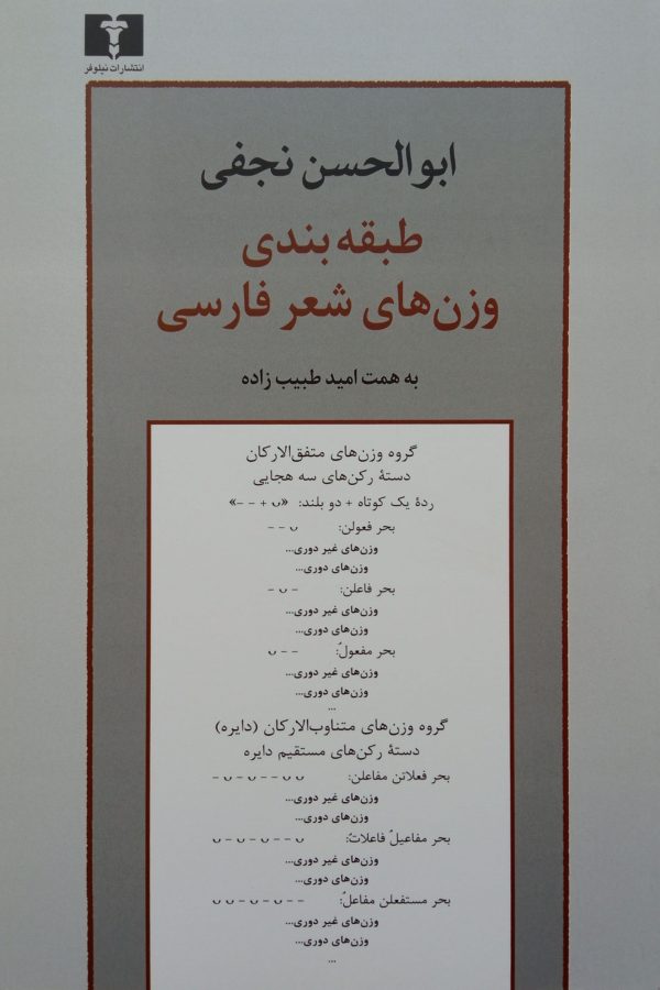 طبقه‌بندی وزن‌های شعر فارسی